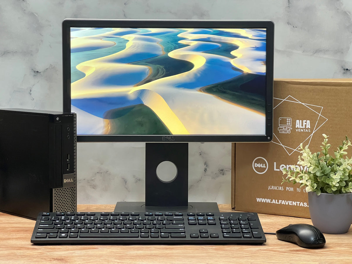 Computadora Completa Dell OptiPlex 9020 USFF –  SSD 480GB | 16GB RAM | Core i5 4ta Gen | Monitor 22”