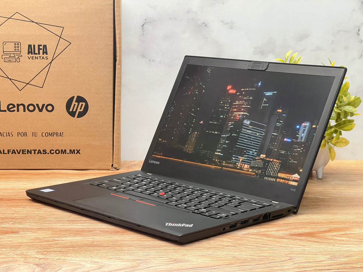 Laptop Lenovo ThinkPad T470 Core i5 7ma gen SSD 256GB 16GB RAM  Pantalla 14" Windows 10 Pro