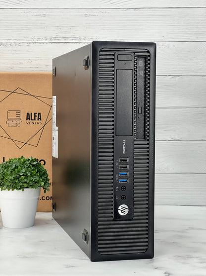 CPU HP ProDesk 600 G1  SFF Core i5 4ta Gen  SSD 480gb 16GB RAM  Windows 10/ 11