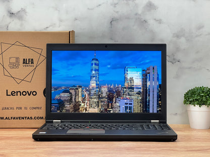 Laptop Lenovo ThinkPad P50 Xeon E3 SSD 256GB 32GB RAM Pantalla tactil  15.6" NVIDIA Quadro M2000M 4GB Clase B