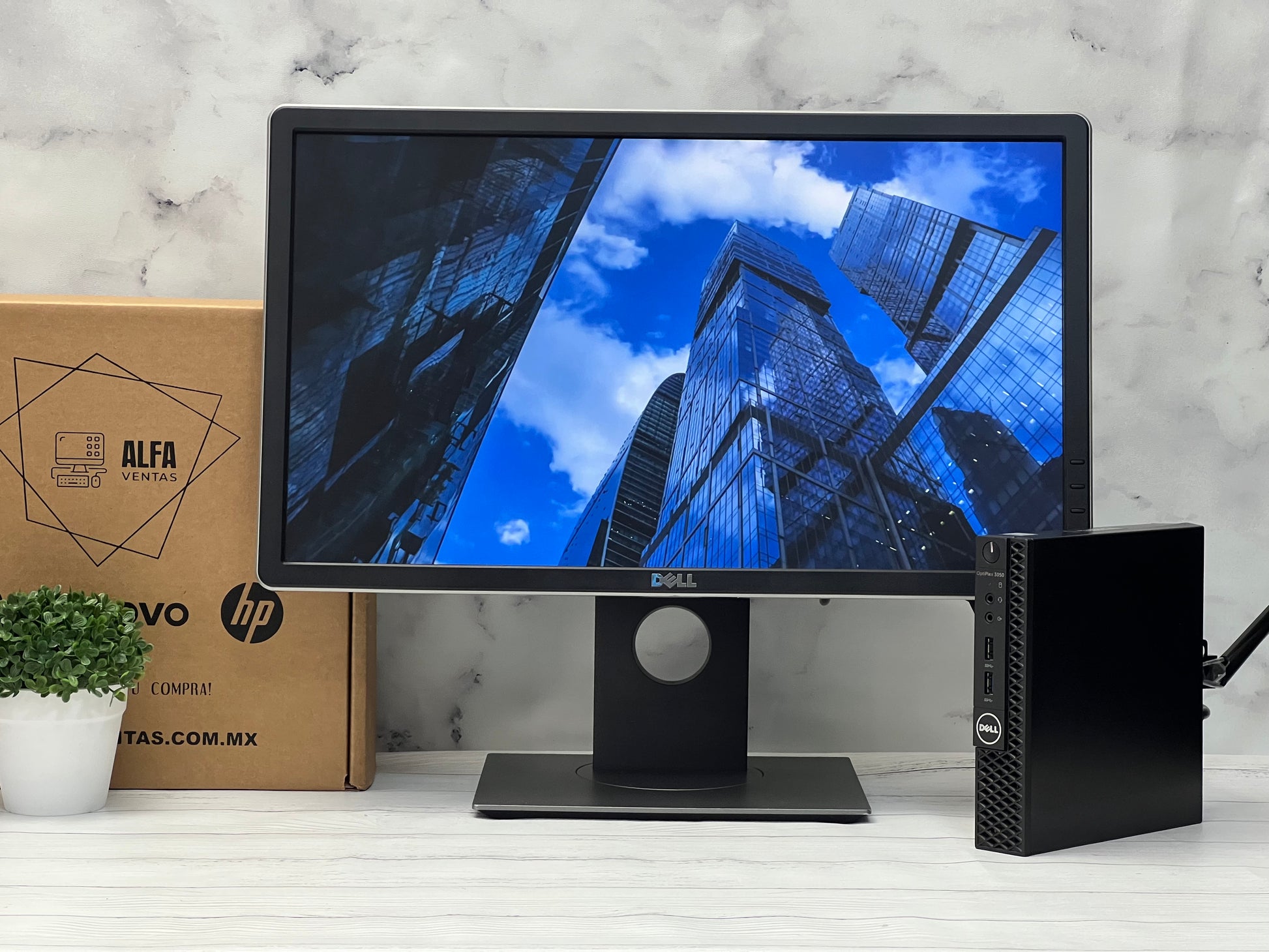 Computadora Dell Optiplex 3050 Core i5 7ma Gen SSD 480GB RAM 16gb DDR4 Monitor 22"