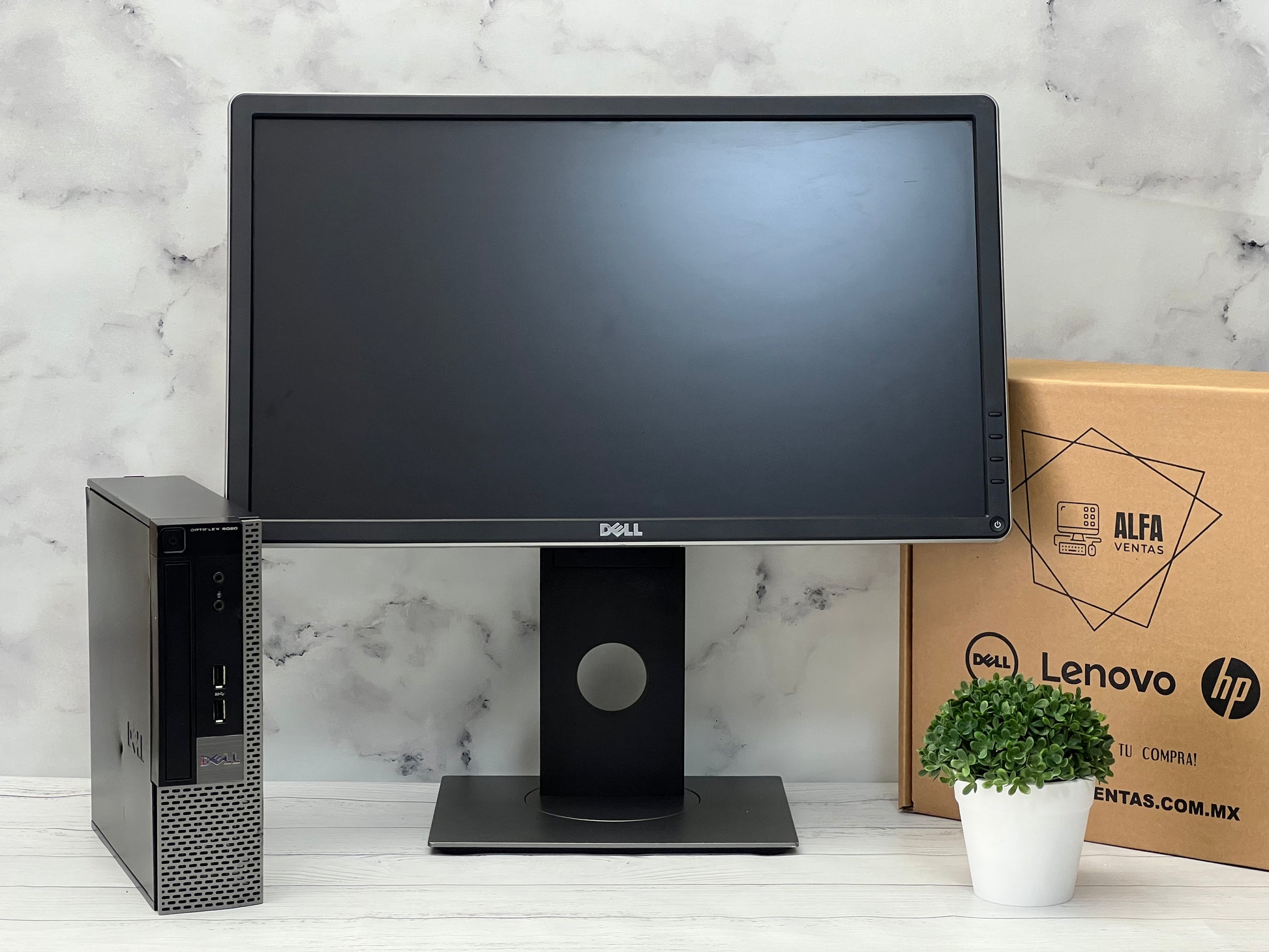 Computadora Completa Dell OptiPlex 9020 USFF –  SSD 480GB | 16GB RAM | Core i5 4ta Gen | Monitor 22”