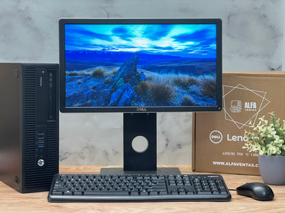 Computadora Hp Prodesk 705 G1 AMD A4 PRO SSD 240GB RAM 8GB Monitor 22"