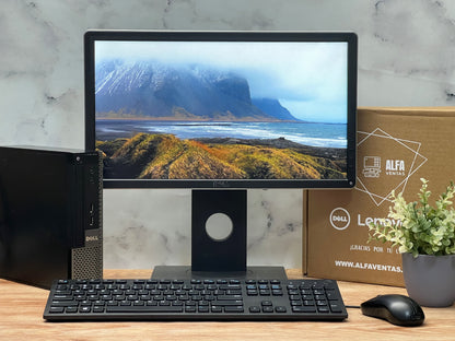 Computadora Completa Dell OptiPlex 9020 USFF –  SSD 480GB | 16GB RAM | Core i5 4ta Gen | Monitor 22”