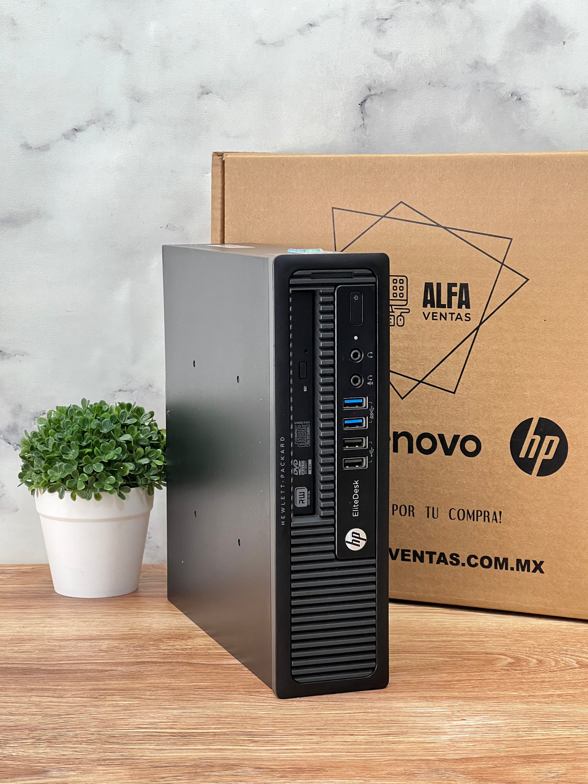 CPU HP EliteDesk 800 G1 USFF Core i5 4ta Gen 8GB RAM SSD 240GB Windows 10
