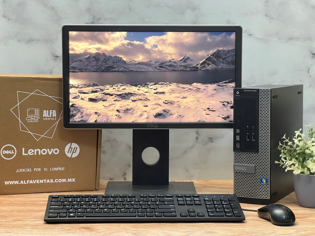 Computadora Completa Dell OptiPlex 3020 SFF – Pentium | 8GB RAM | SSD 240GB | Monitor 22" | Windows 10 Pro