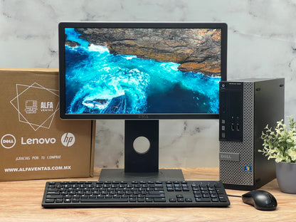 Computadora Completa Dell OptiPlex 3020 SFF – Pentium | 8GB RAM | SSD 240GB | Monitor 22" | Windows 10 Pro