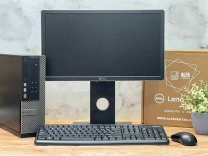 Computadora DELL Optiplex 3020 SFF Core i3 4ta Gen SSD 240GB RAM 16GB Windows Monitor Dell 22” WIFI