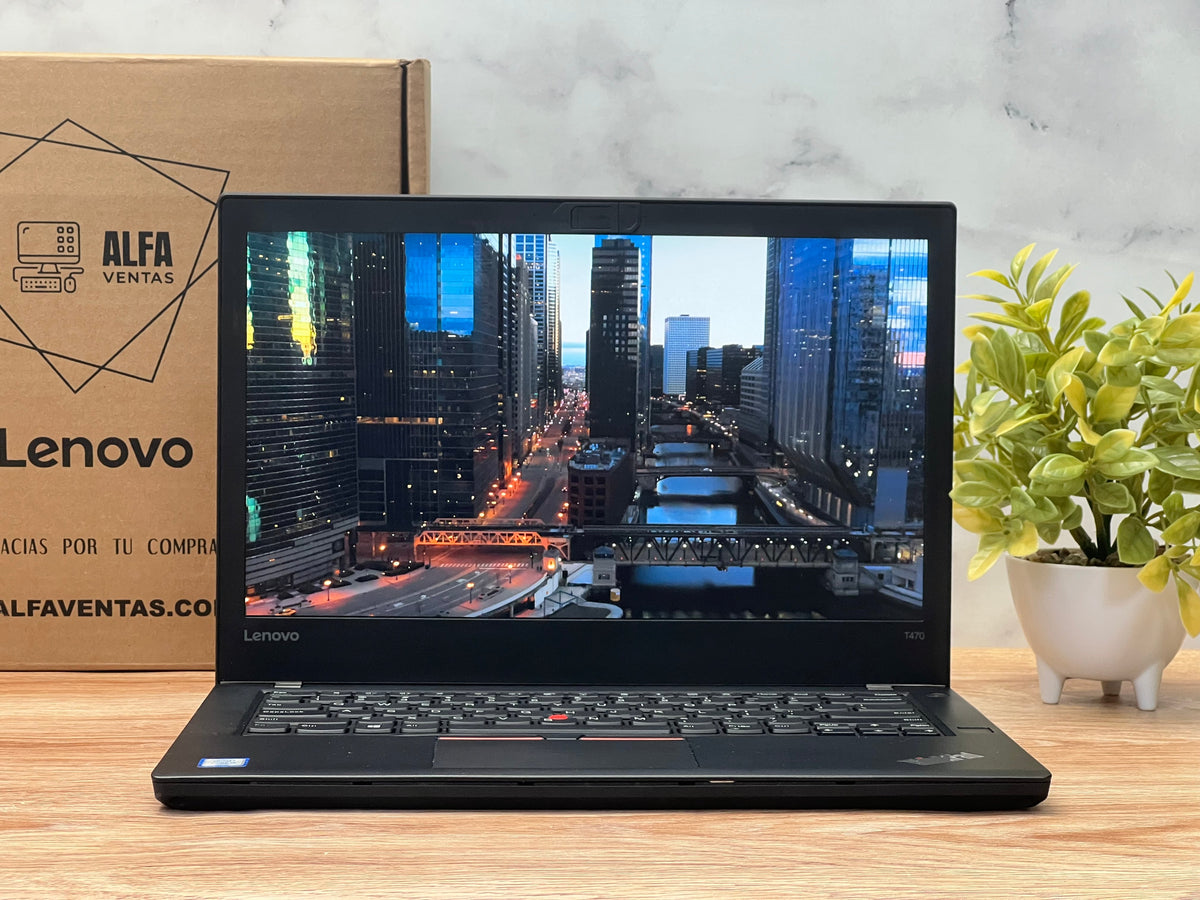 Laptop Lenovo ThinkPad T470 Core i5 7ma gen SSD 256GB 16GB RAM  Pantalla 14" Windows 10 Pro