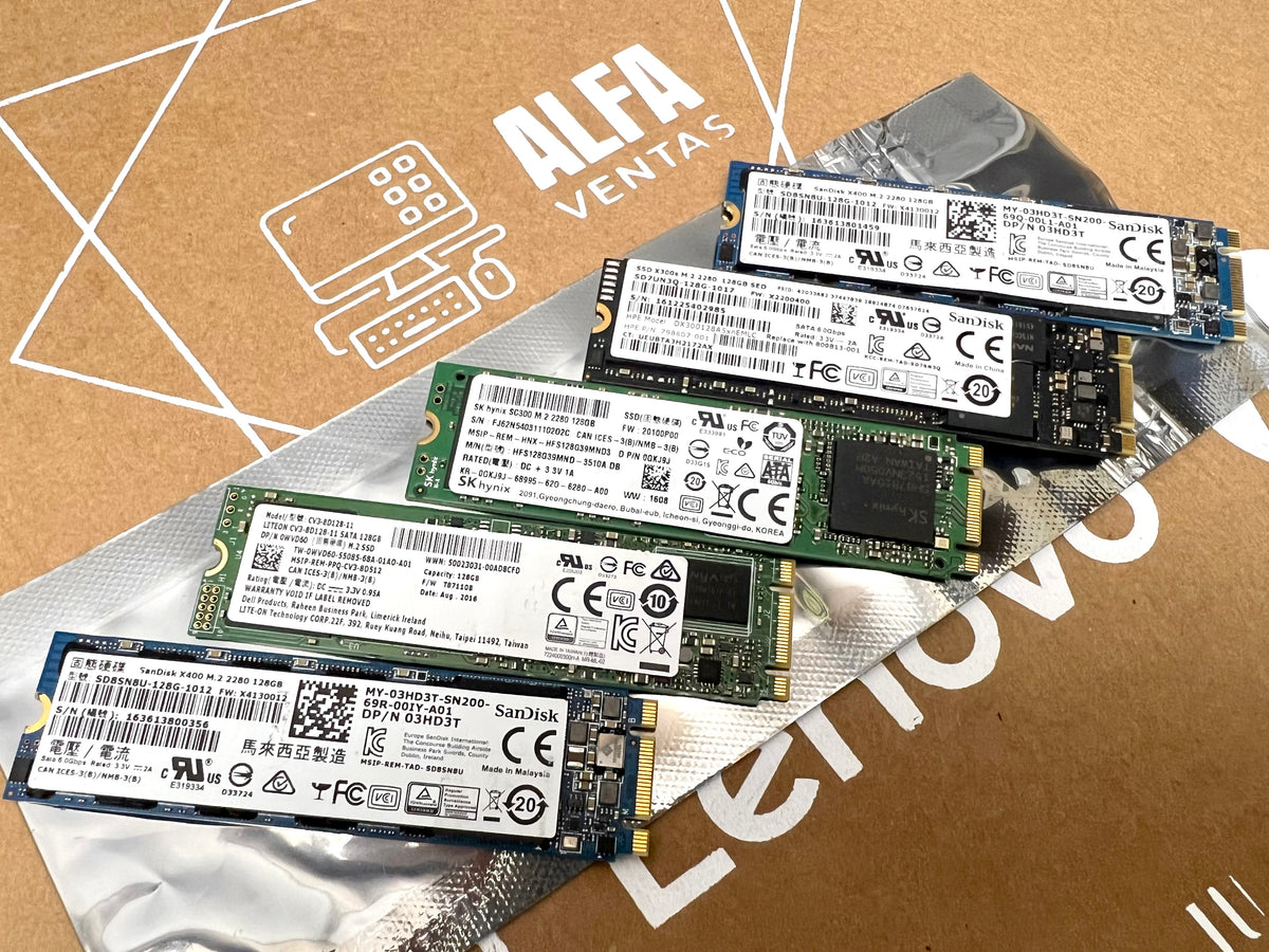 Unidad de Estado Sólido 128GB M.2 2280 Sata Sandisk hynix