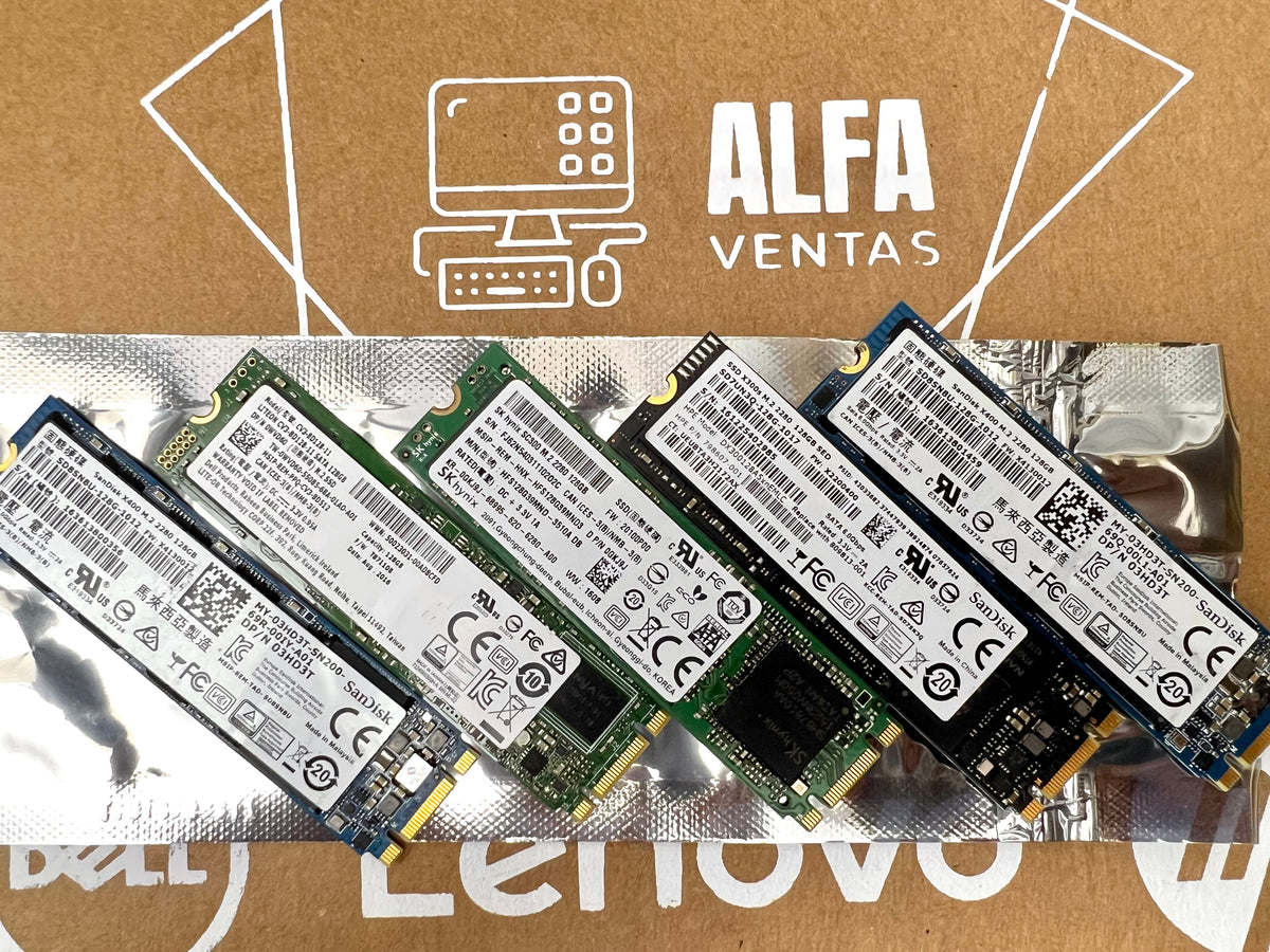 Unidad de Estado Sólido 128GB M.2 2280 Sata Sandisk hynix