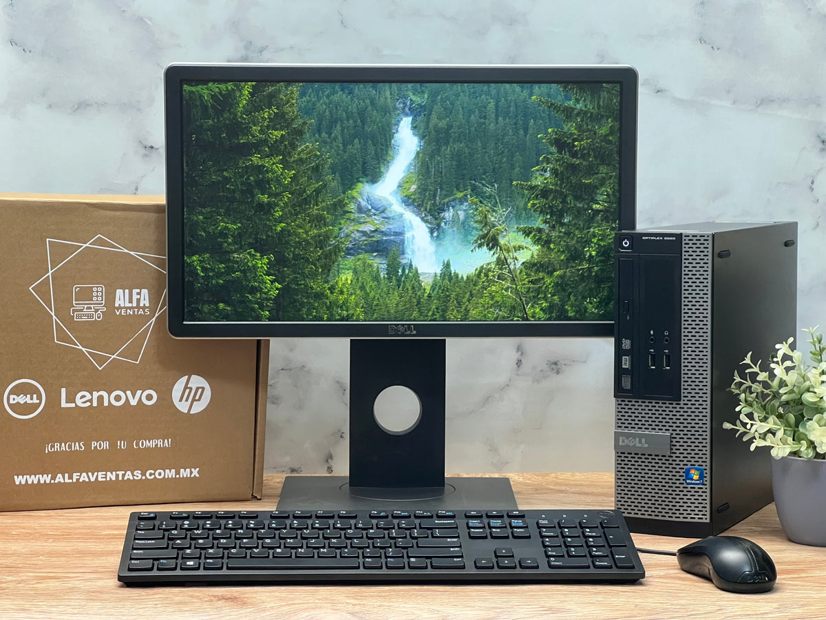 Computadora Completa Dell OptiPlex 3020 SFF – Pentium | 8GB RAM | SSD 240GB | Monitor 22" | Windows 10 Pro