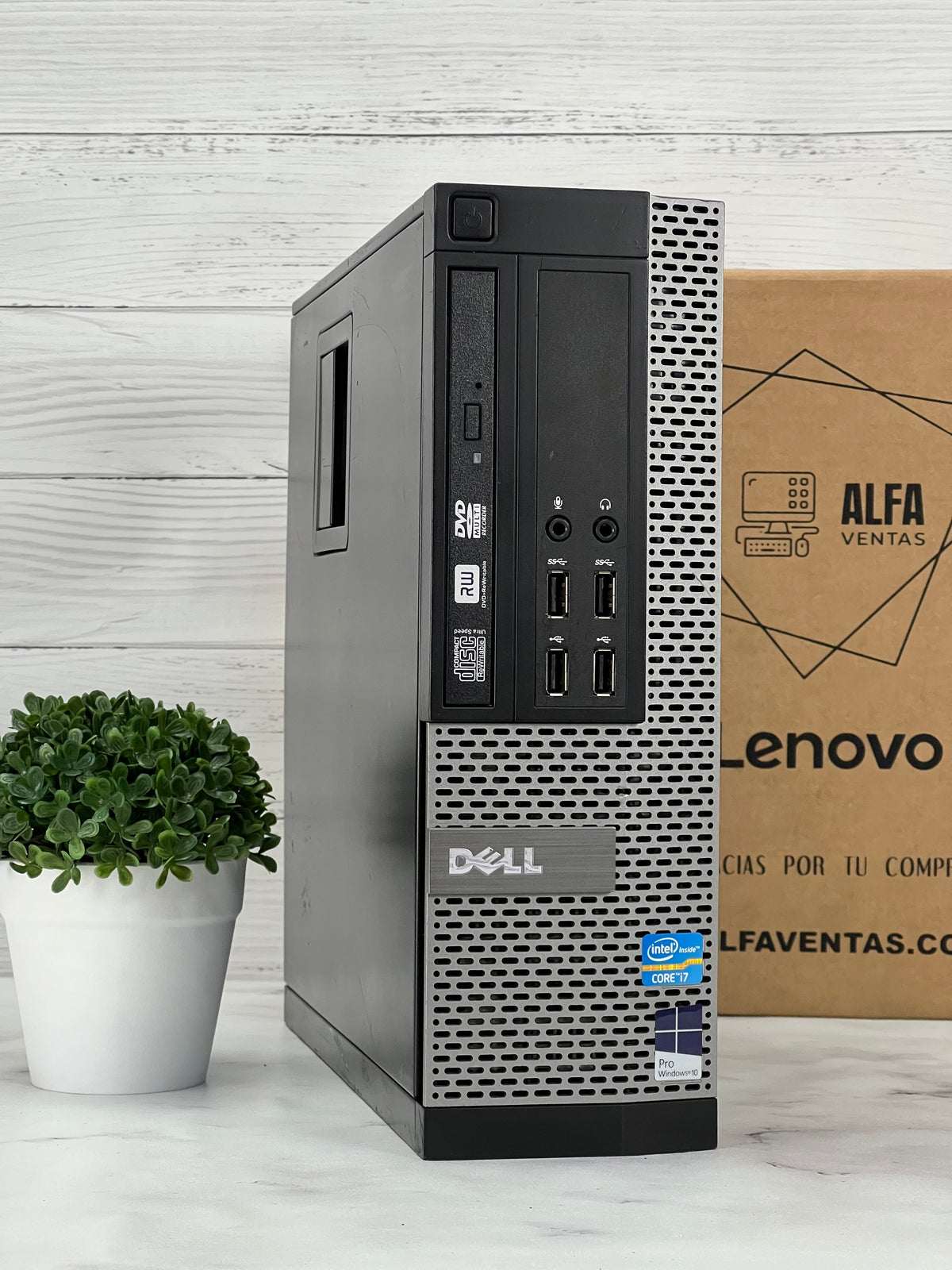 CPU Dell Optiplex 7010 SFF – Core i7 3era gen | 16GB RAM | SSD 240GB | Tarjeta AMD Radeon 1GB