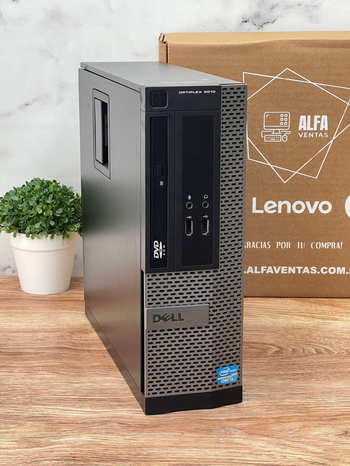 CPU DELL Optiplex 3010 SFF Core i3 3ra Gen SSD 250GB RAM 8GB DDR3 Windows