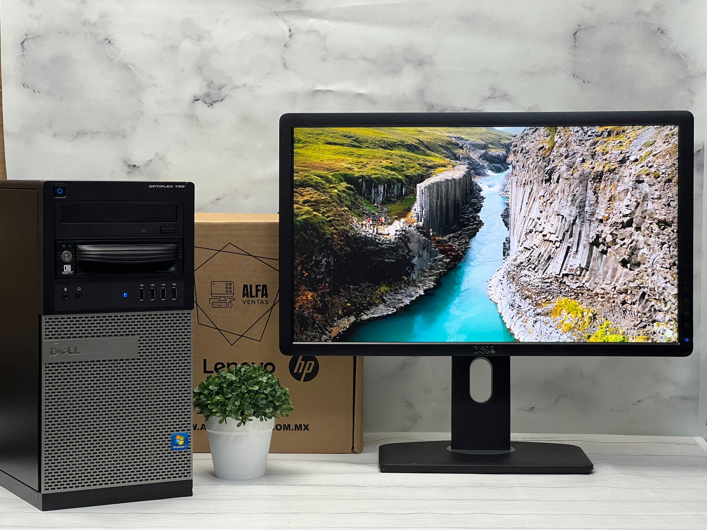 Computadora Dell Optiplex 790 MT | Core i7 2da Gen | SSD 480GB | RAM 16GB | Monitor LED Dell 22"