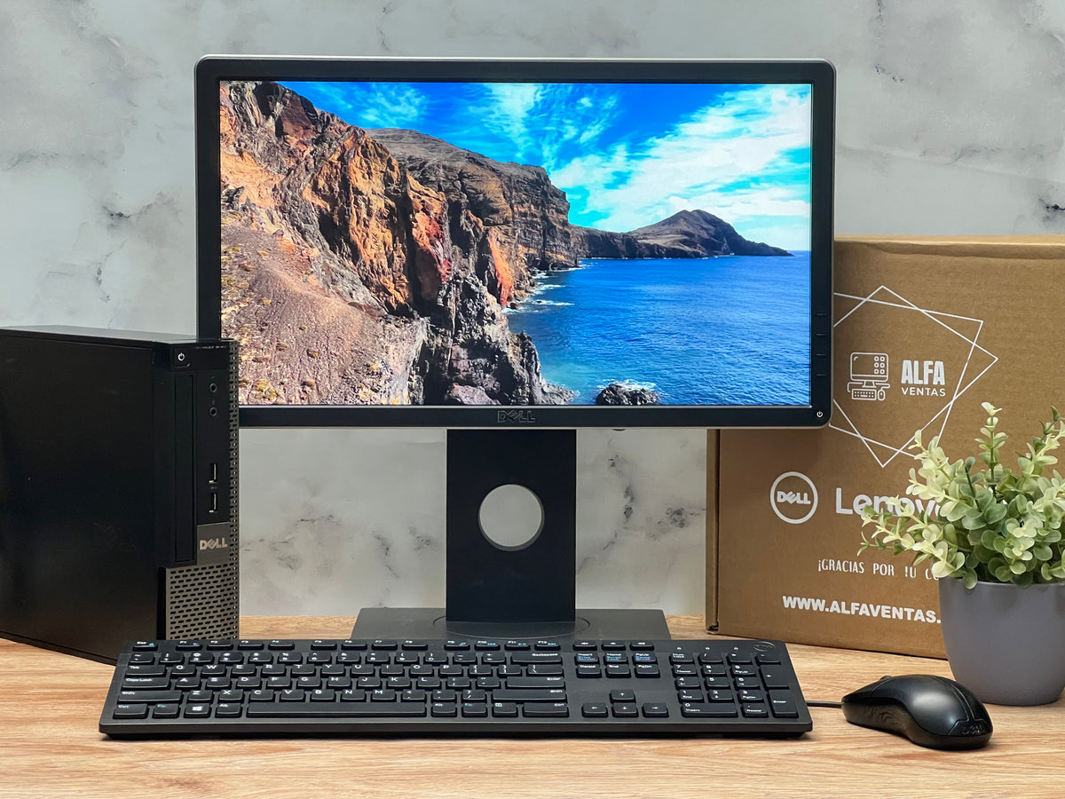 Computadora Completa Dell OptiPlex 9020 USFF –  SSD 480GB | 16GB RAM | Core i5 4ta Gen | Monitor 22”