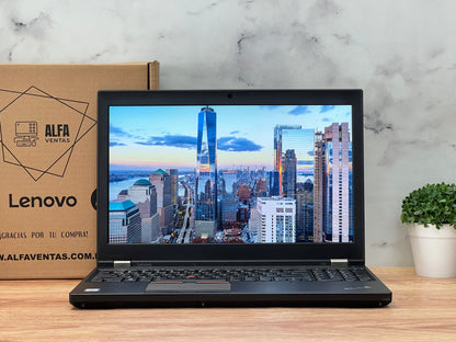 Laptop Lenovo ThinkPad P50 Xeon E3 SSD 256GB 32GB RAM Pantalla tactil  15.6" NVIDIA Quadro M2000M 4GB Clase B
