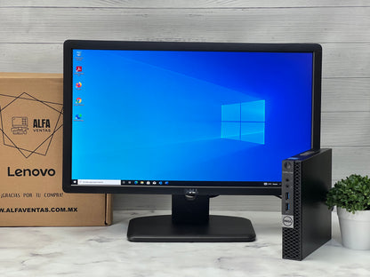 Computadora Dell OptiPlex 3040 + Monitor Dell 19” – Core i5 6ta Gen | 16GB RAM | SSD 500GB | Windows 10
