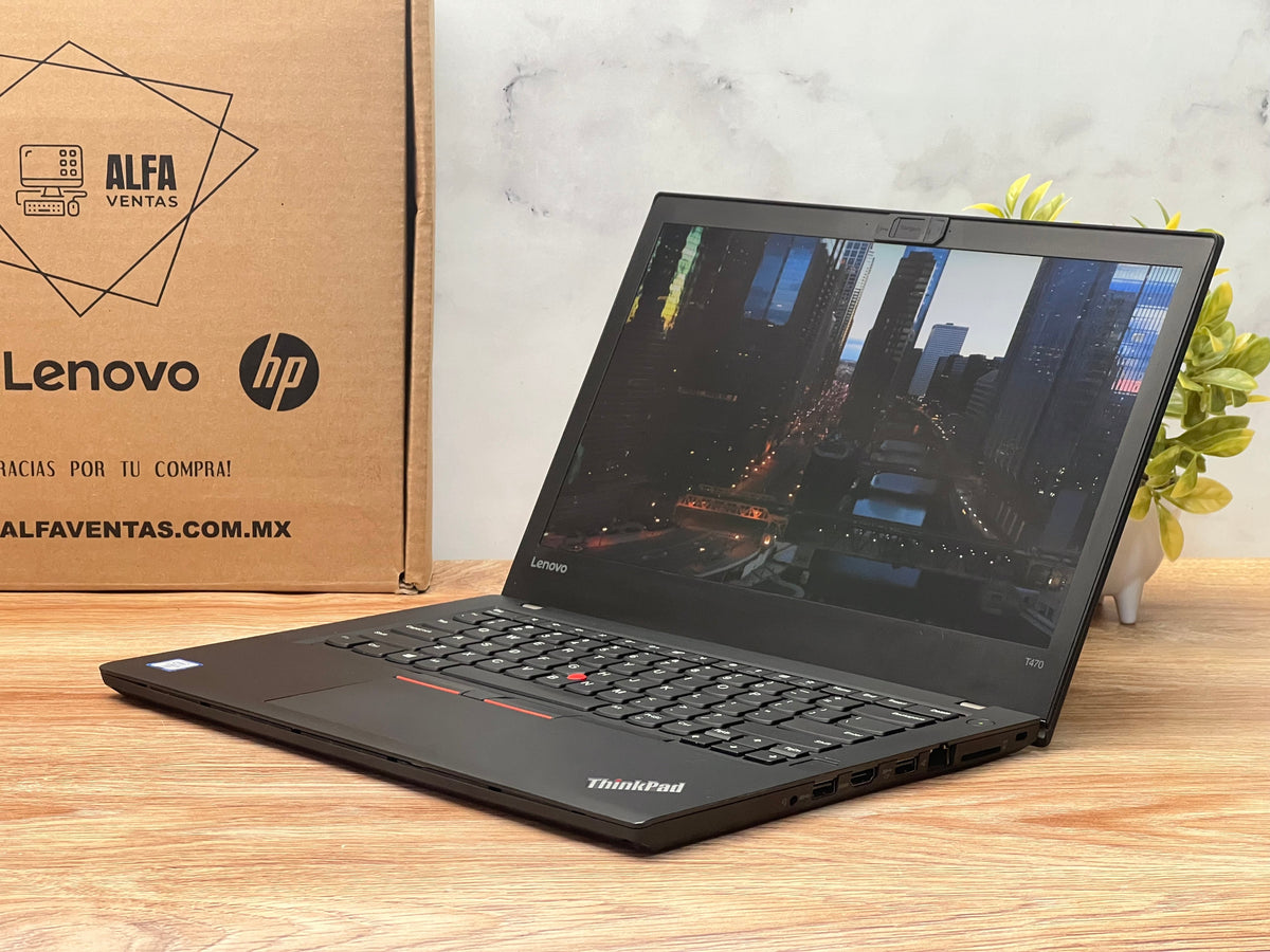 Laptop Lenovo ThinkPad T470 Core i5 7ma gen SSD 256GB 16GB RAM  Pantalla 14" Windows 10 Pro