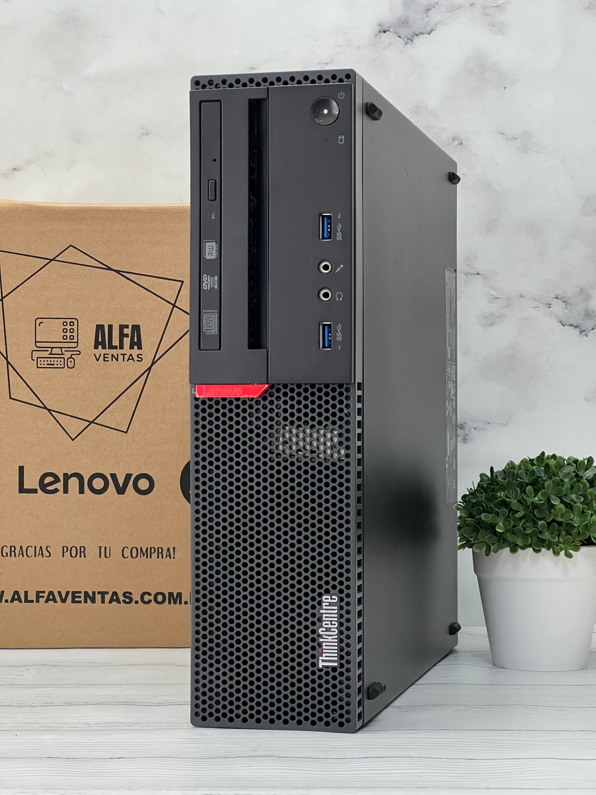 CPU Lenovo ThinkCentre M800 – Core i7 6ta Gen | 16GB RAM | SSD 256GB TARJETA GRAFICA 1GB