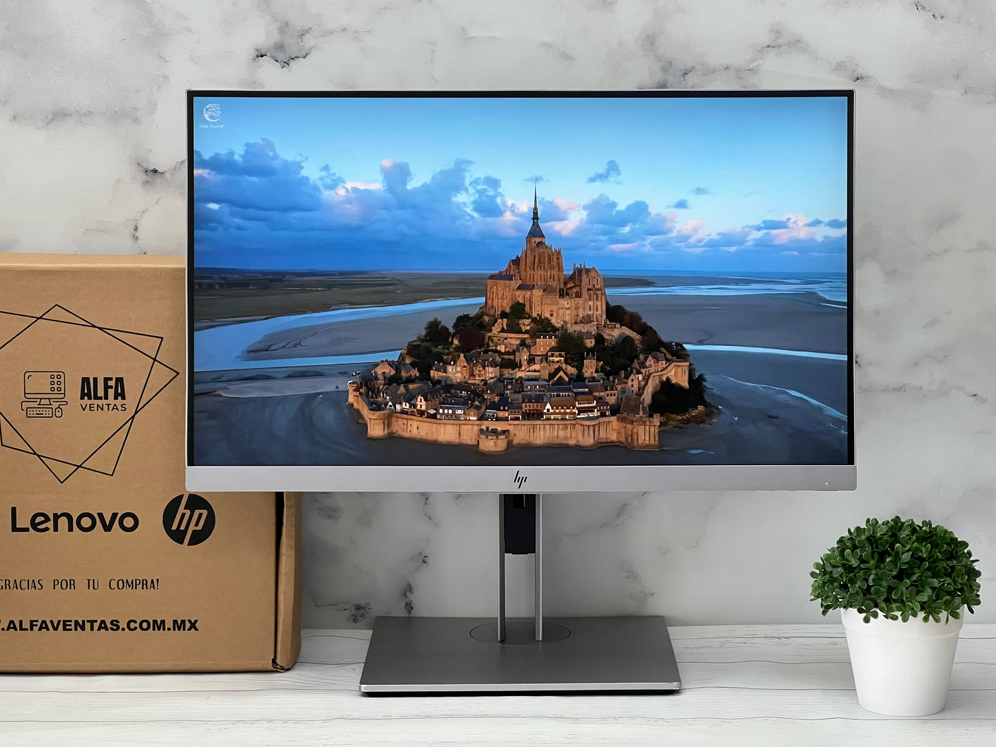 Monitor HP E223 | 21.5" | Full HD 1920x1080 | LED | VGA | DisplayPort | 60Hz | Clase B
