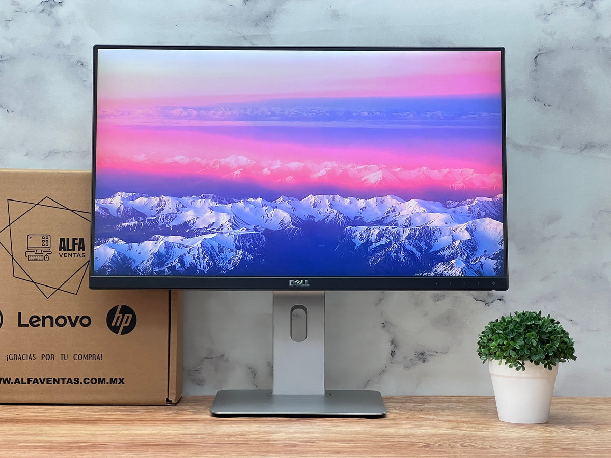 Monitor Dell 24" pulgadas U2414Hb LED Full HD 1920 x 1080 HDMI, Displayport, mini Displayport botones táctiles