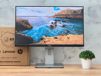Monitor Dell 24" pulgadas U2414Hb LED Full HD 1920 x 1080 HDMI, Displayport, mini Displayport botones táctiles