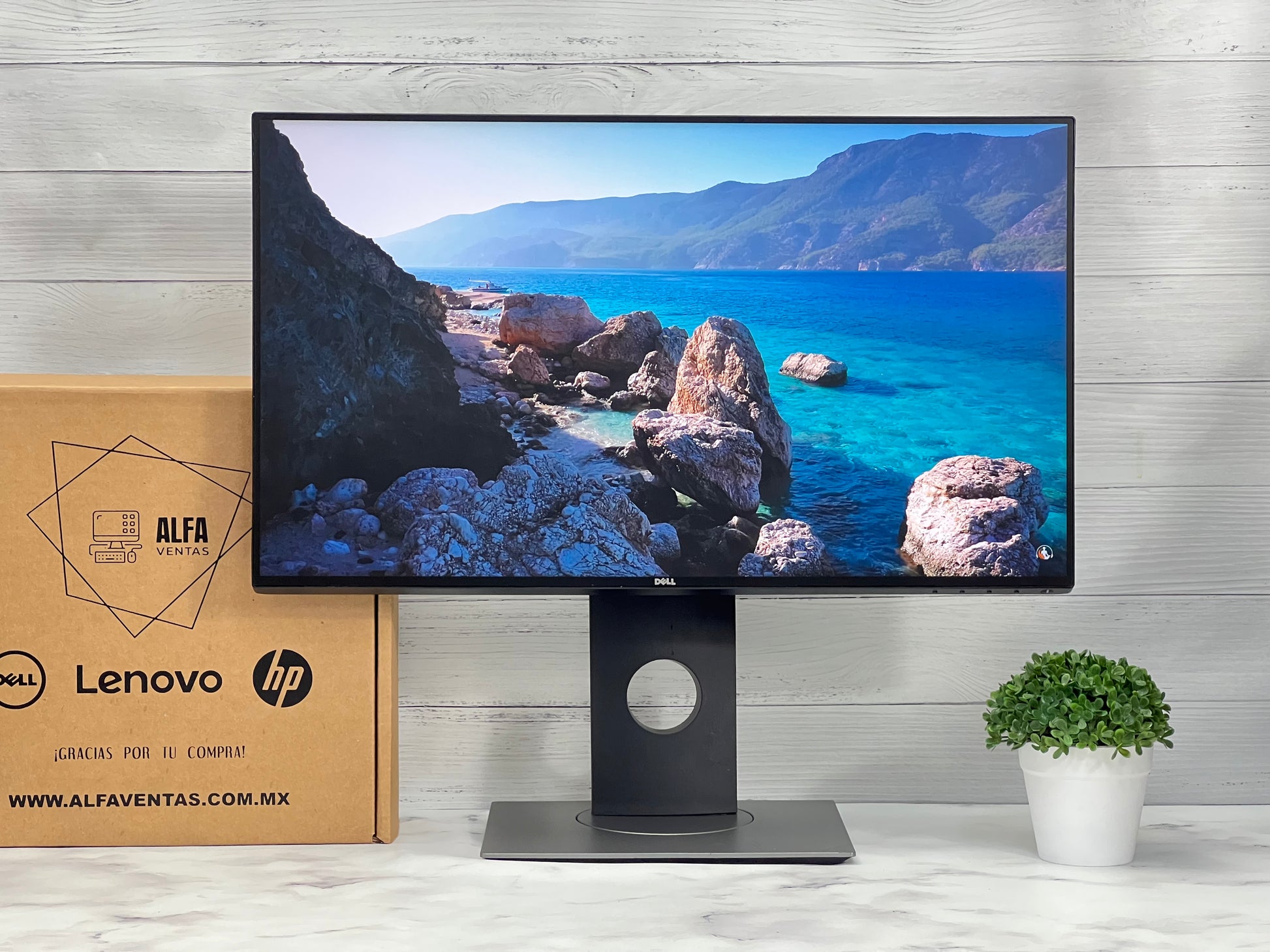 Monitor DELL UltraSharp U2417H 24” LED 1920 x 1080, HDMI-DISPLAYPORT X 2 CLASE B