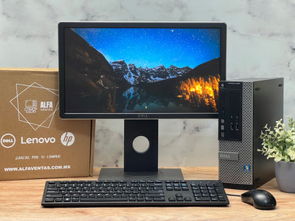 Computadora Completa Dell OptiPlex 3020 SFF – Pentium | 8GB RAM | SSD 240GB | Monitor 22" | Windows 10 Pro