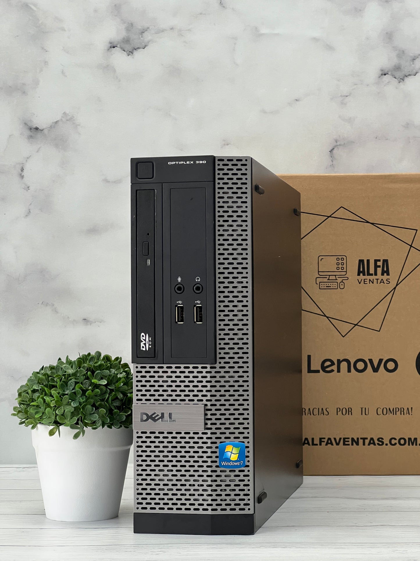 CPU Dell OptiPlex 390 SFF – Pentium | SSD 120GB | 8GB RAM | Windows | HDMI