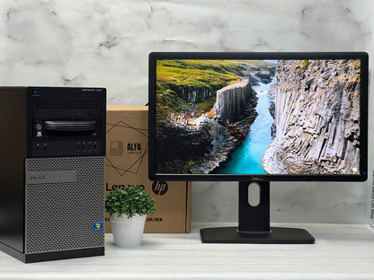 Computadora Dell Optiplex 790 MT | Core i7 2da Gen | SSD 480GB | RAM 16GB | Monitor LED Dell 22"