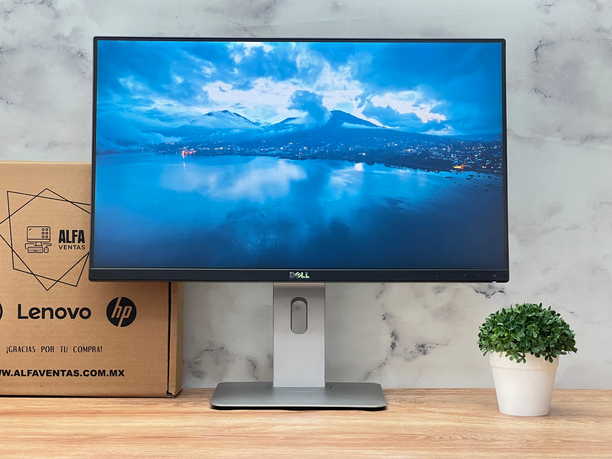 Monitor Dell 24" pulgadas U2414Hb LED Full HD 1920 x 1080 HDMI, Displayport, mini Displayport botones táctiles