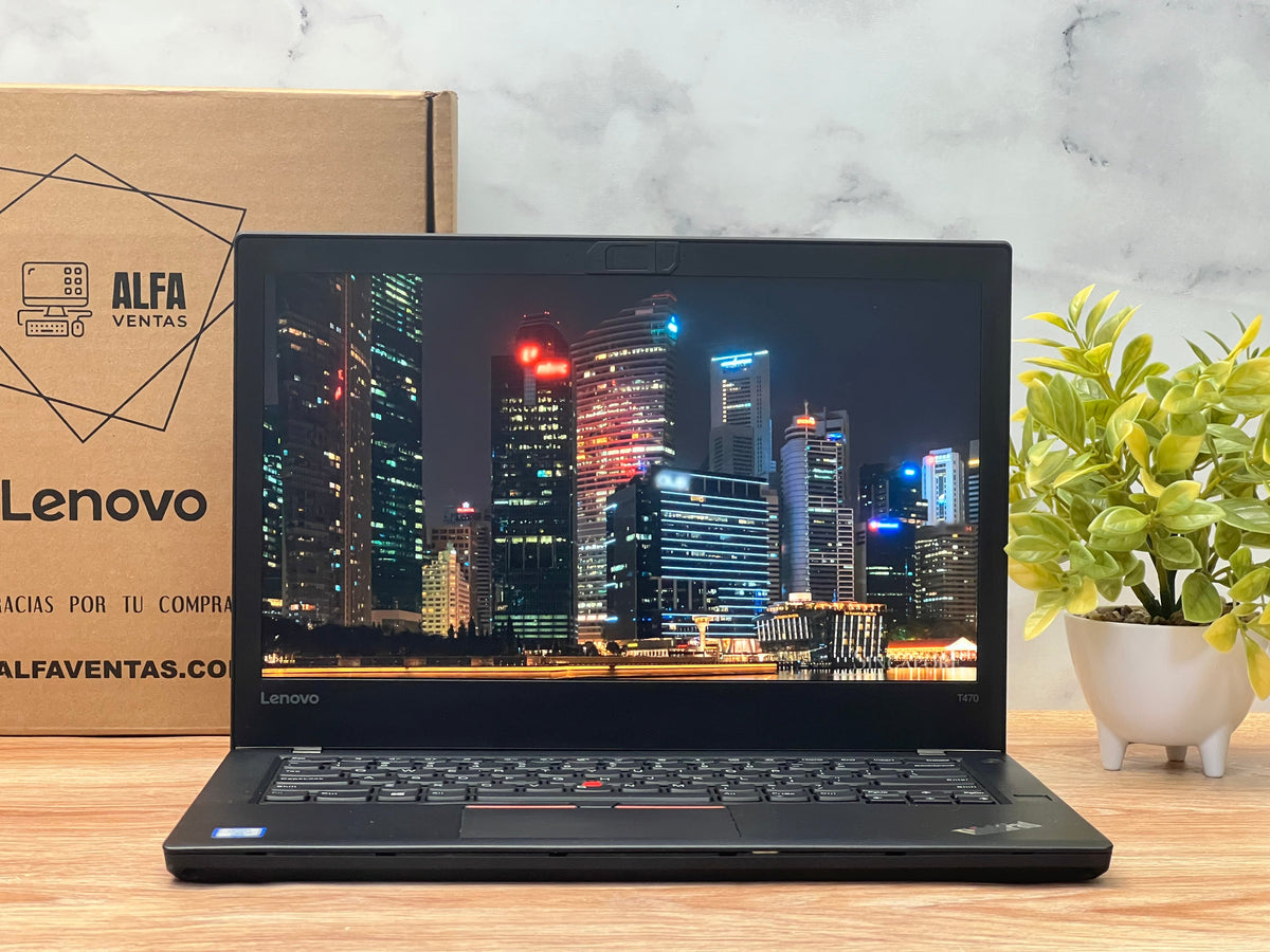 Laptop Lenovo ThinkPad T470 Core i5 7ma gen SSD 256GB 16GB RAM  Pantalla 14" Windows 10 Pro