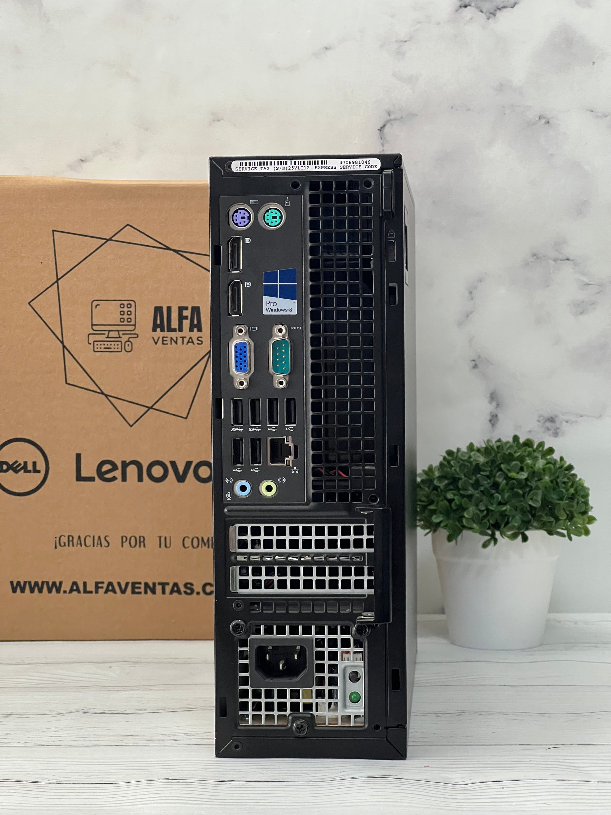 CPU Dell OptiPlex 3020  –Core i3 4ta Gen | SSD 120GB | RAM 8GB | Windows