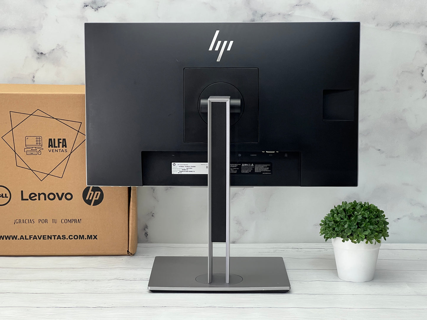Monitor HP E223 | 21.5" | Full HD 1920x1080 | LED | VGA | DisplayPort | 60Hz | Clase B