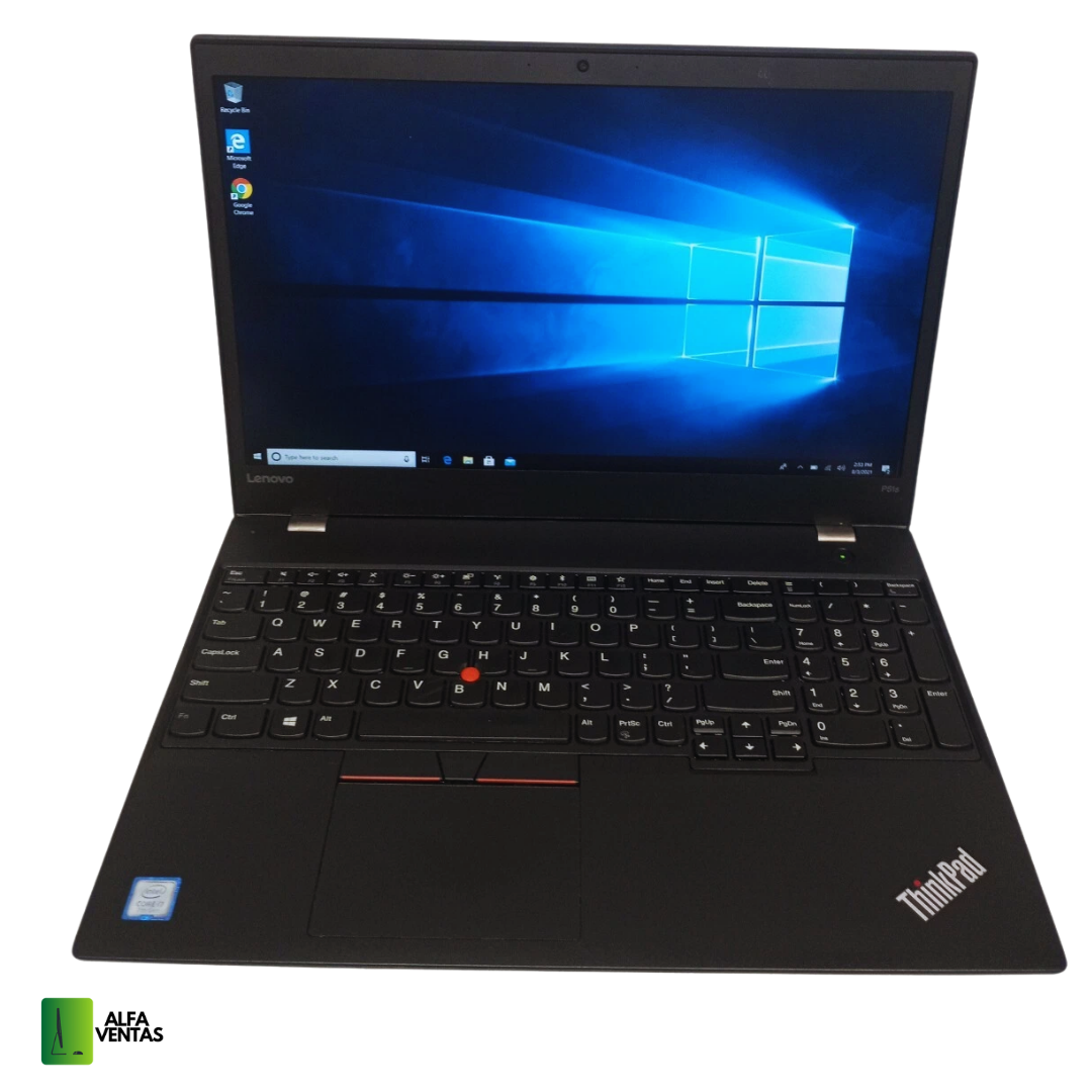 Laptop Lenovo Thinkpad P51s Core i7 6TA Gen SSD 512GB RAM 16GB  Tarjeta NVIDIA Quadro M520 2GB Sin camara