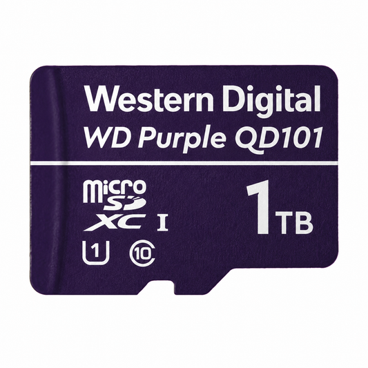Micro SD Western Digital WD Purple QD101 MicroSDXC 1TB | Clase 10 | U1
