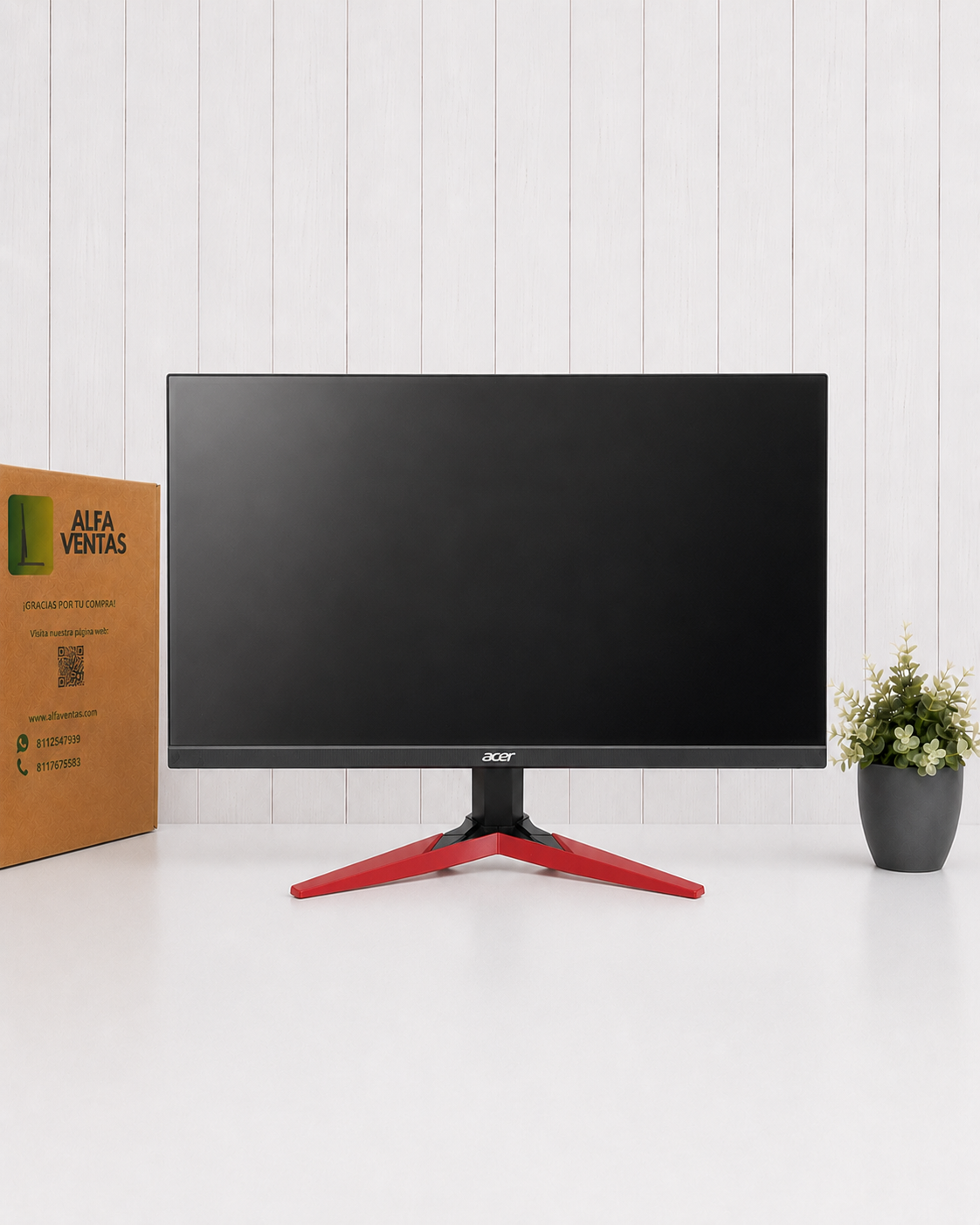 Monitor Acer  23.8"  KG241Y | | Full HD | IPS | 100Hz | 2 HDMI | DisplayPort