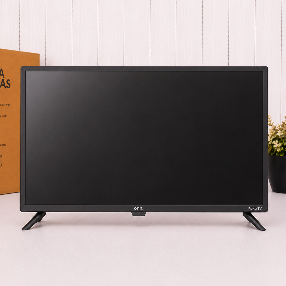 Televisión Onn Roku TV 32" | HD LED | Smart TV | Wi-Fi | 3 HDMI | USB | Ethernet (sin control)