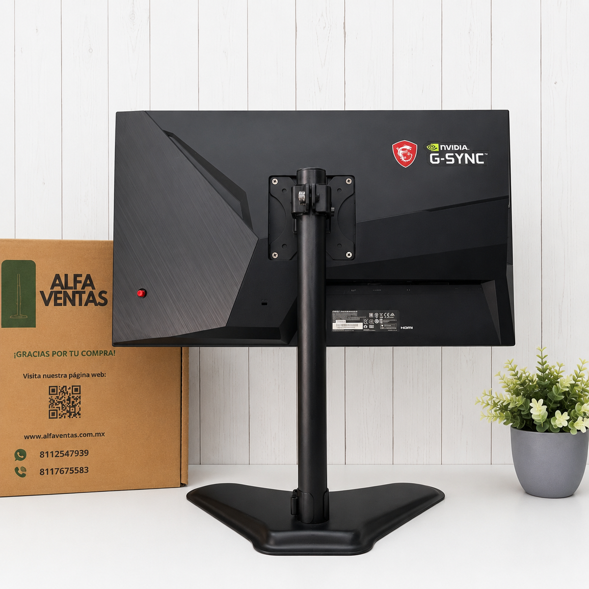Monitor MSI Oculux NXG251R | 24.5" | Full HD 1920x1080 240Hz IPS | HDMI | DisplayPort | USB