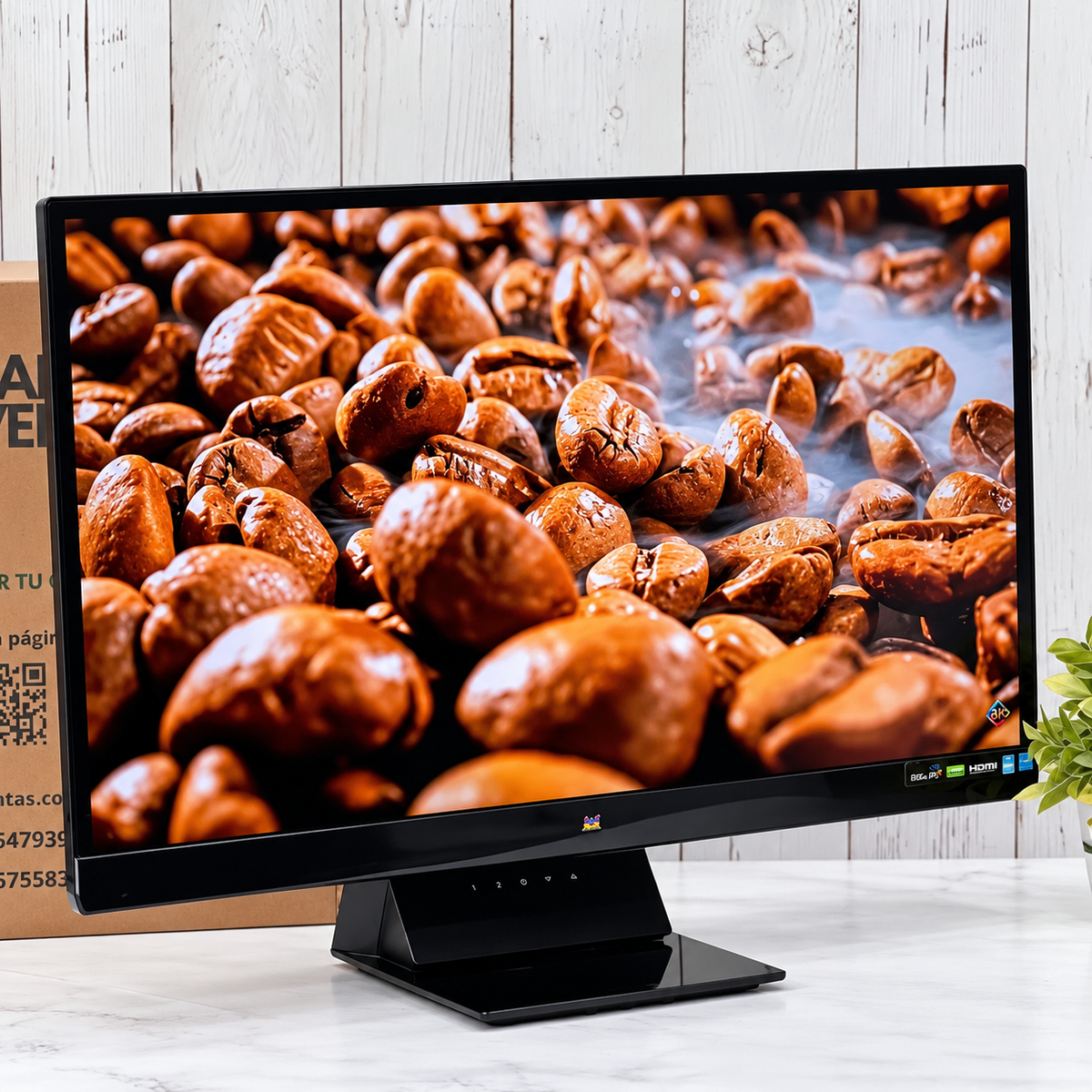Monitor ViewSonic 27” | VX2770Smh | Full HD | IPS | HDMI / DVI / VGA | Bocinas Integradas