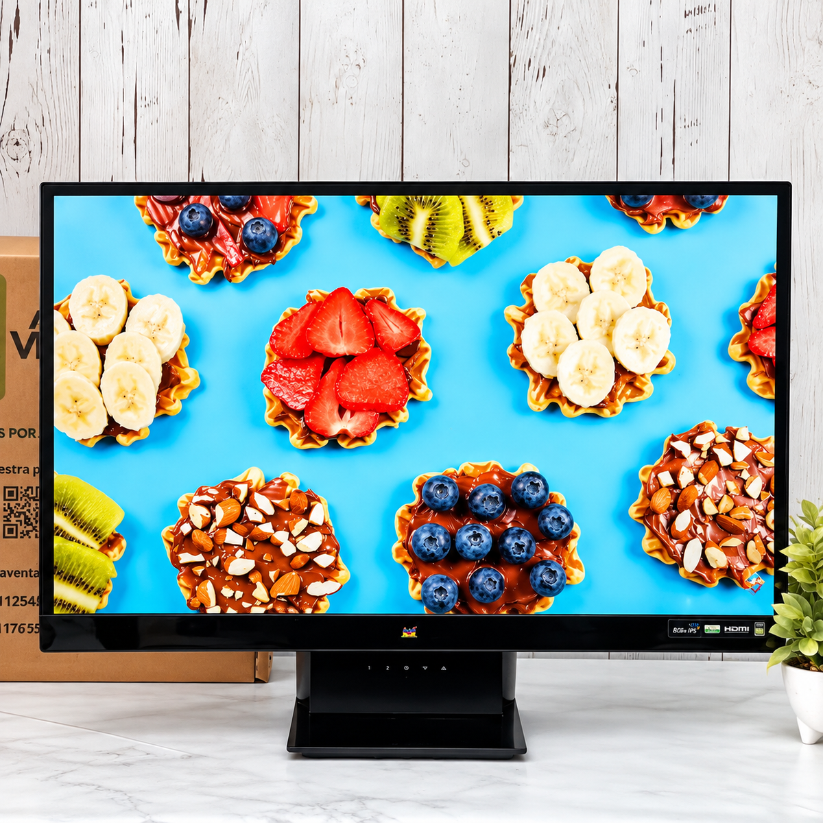 Monitor ViewSonic 27” | VX2770Smh | Full HD | IPS | HDMI / DVI / VGA | Bocinas Integradas
