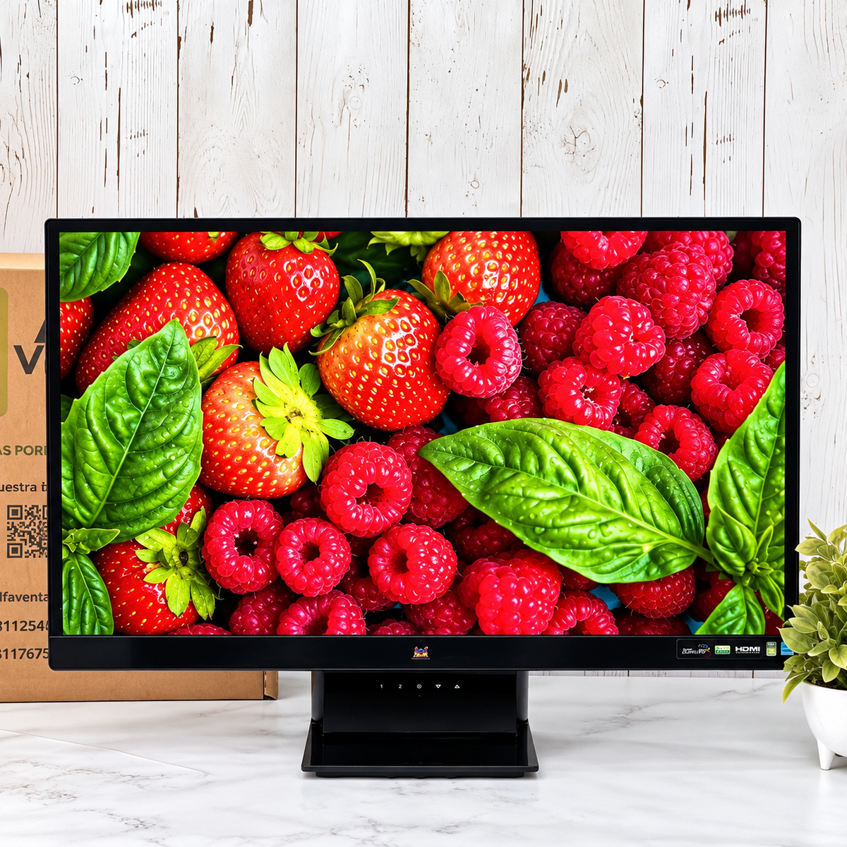 Monitor ViewSonic 27” | VX2770Smh | Full HD | IPS | HDMI / DVI / VGA | Bocinas Integradas