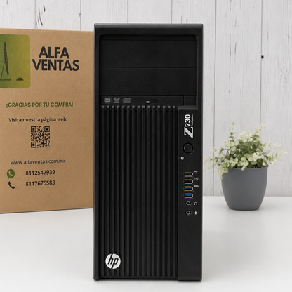 CPU HP Z230 Tower Workstation | Intel Xeon E3-1231 v3 | SSD 480GB | 32GB RAM DDR3 | NVIDIA Quadro K420 1GB| Windows 10 Pro