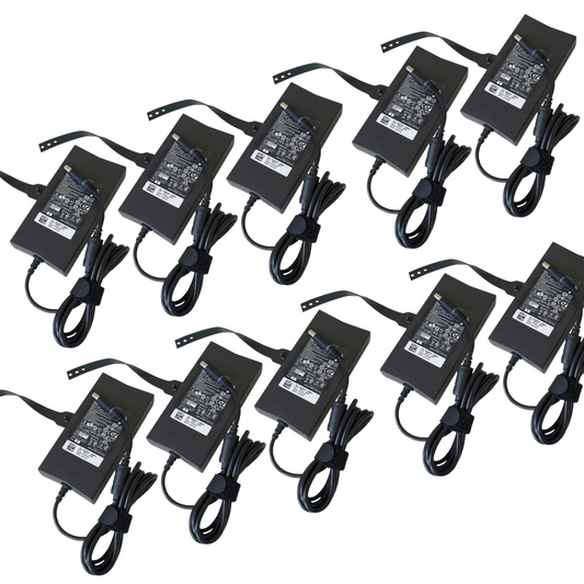 Lote de 10 Cargadores Dell Originales 130W – 19.5V 6.7A | Pin Central 7.4mm x 5.0mm
