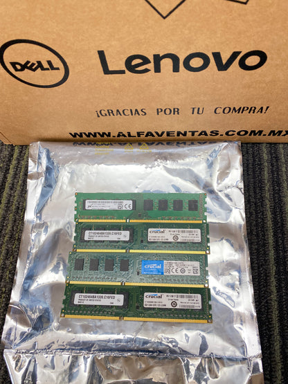 Memoria RAM DDR3 8GB PC3-12800U 1600Mhz PC de escritorio