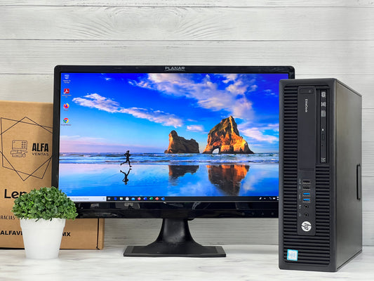 Computadora Hp EliteDesk 800/600 G2 Core i5 6ta Gen SSD 240gb RAM 8gb DDR4 Windows  Monitor 22