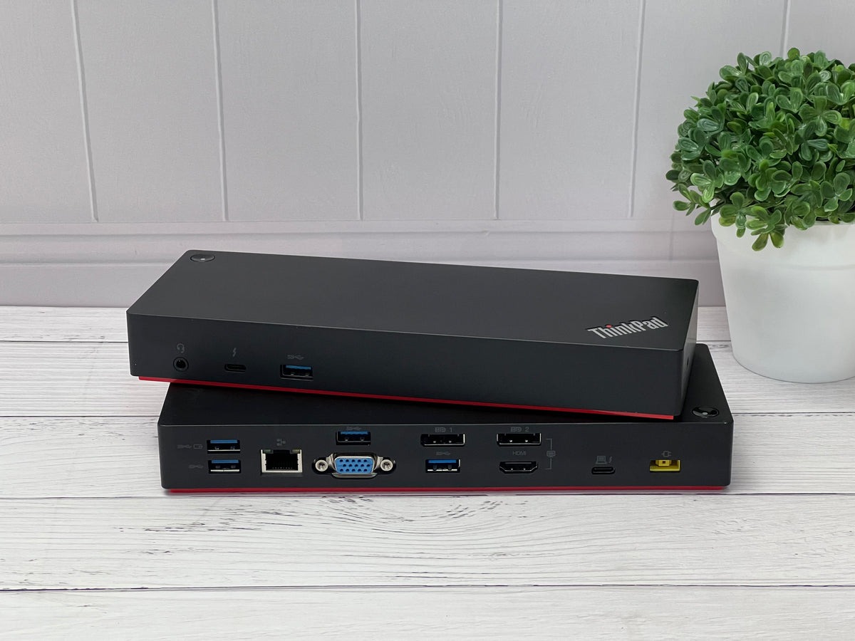 DockStation Lenovo ThinkPad Thunderbolt 3 - 13 puertos con tecnología Intel Thunderbolt™ a través de un puerto USB Type-C TM