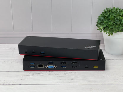 DockStation Lenovo ThinkPad Thunderbolt 3 - 13 puertos con tecnología Intel Thunderbolt™ a través de un puerto USB Type-C TM