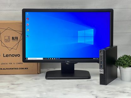 Computadora Dell OptiPlex 3040 + Monitor Dell 19” – Core i5 6ta Gen | 16GB RAM | SSD 500GB | Windows 10